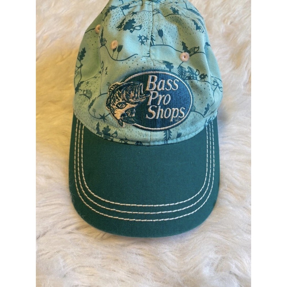 Bass Pro Shops Hat Girls‎ Size Youth Blue Fishing Baseball Cap